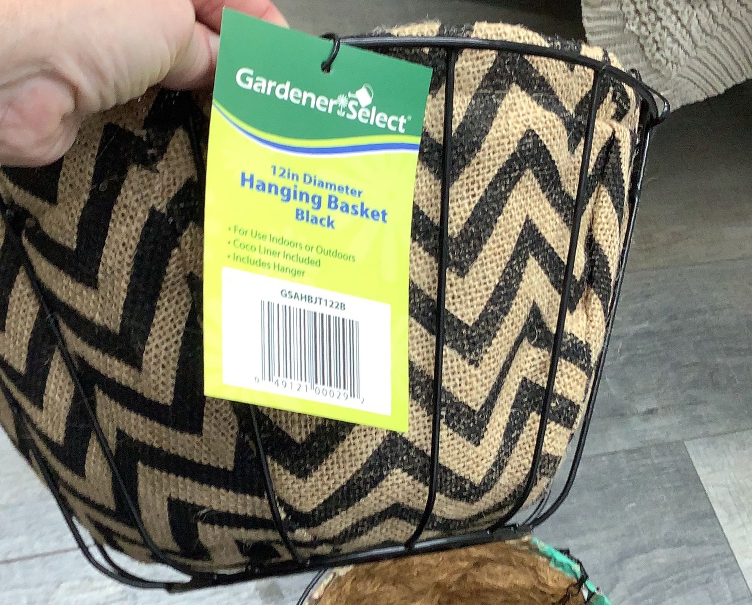 Garden Select 12" Jute h/b Coco Liner