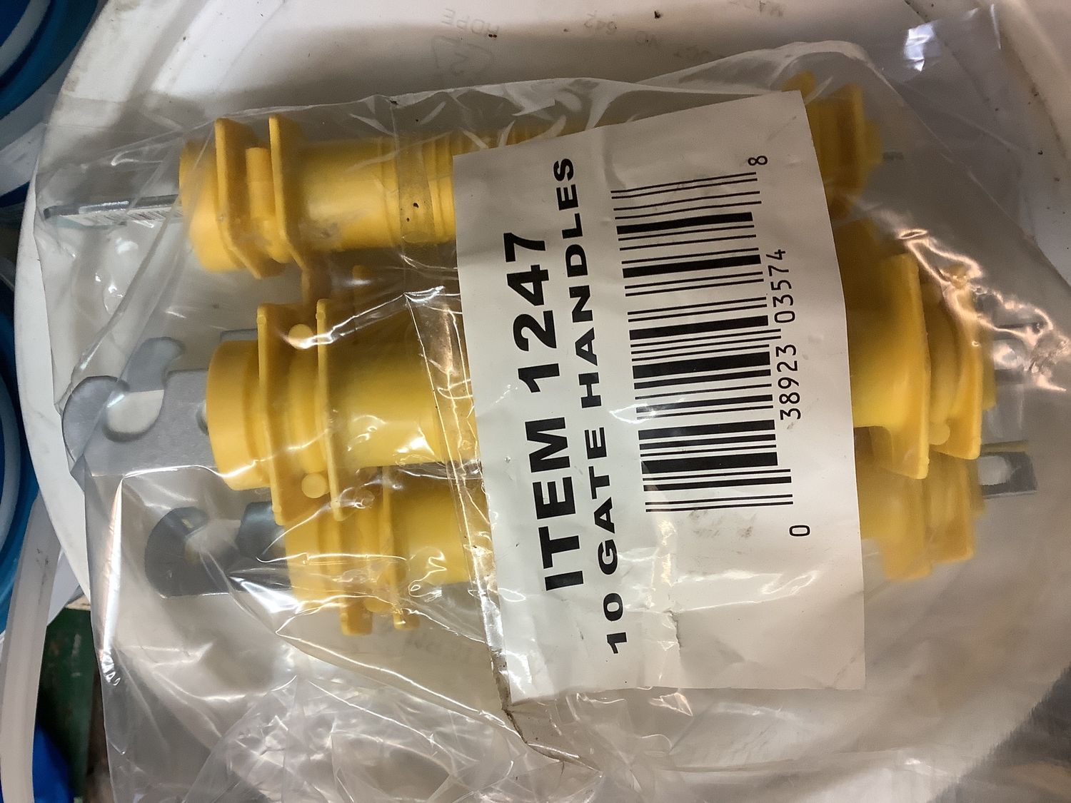 Gate Handle-Yellow