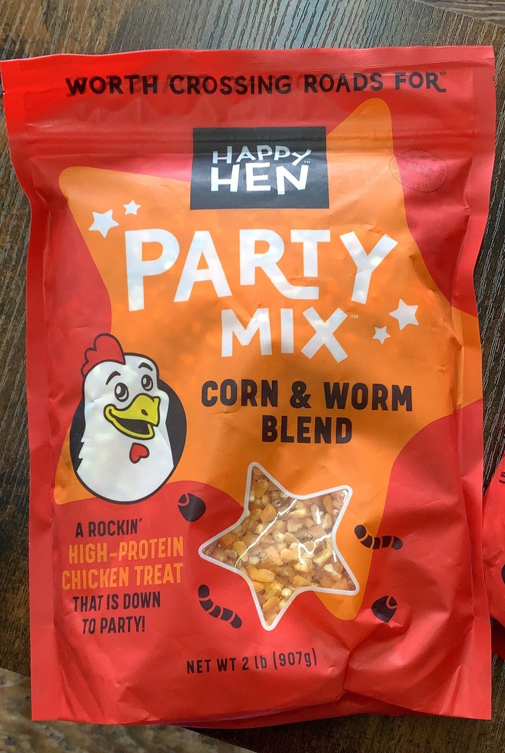 Happy Hen Corn &amp; Worm Party Mix