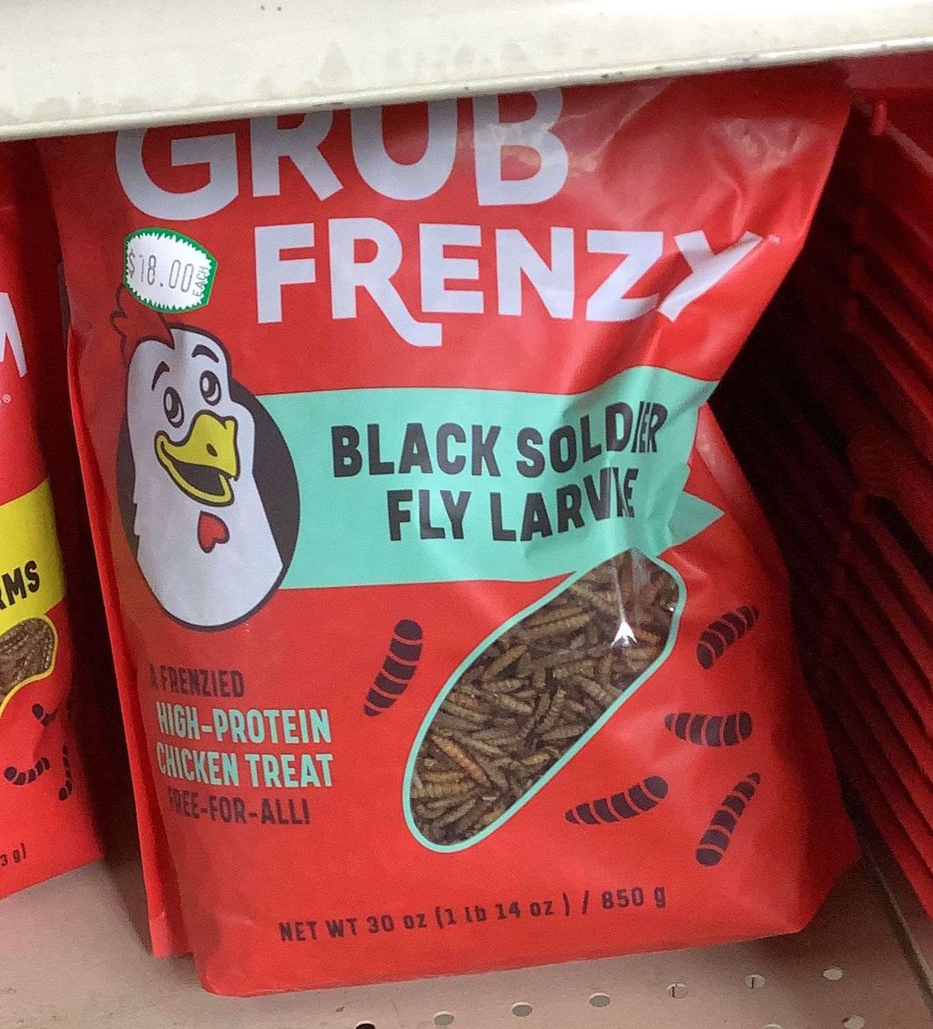 Happy Hen Black Soldier Fly Larvae (3lbs)