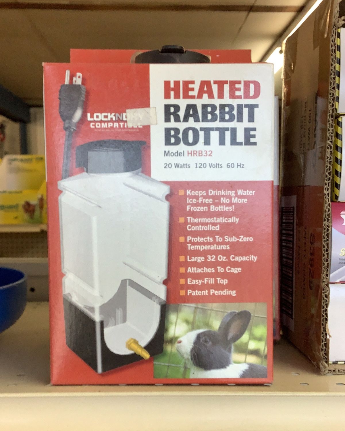 Heated Rabbit Water Bottle