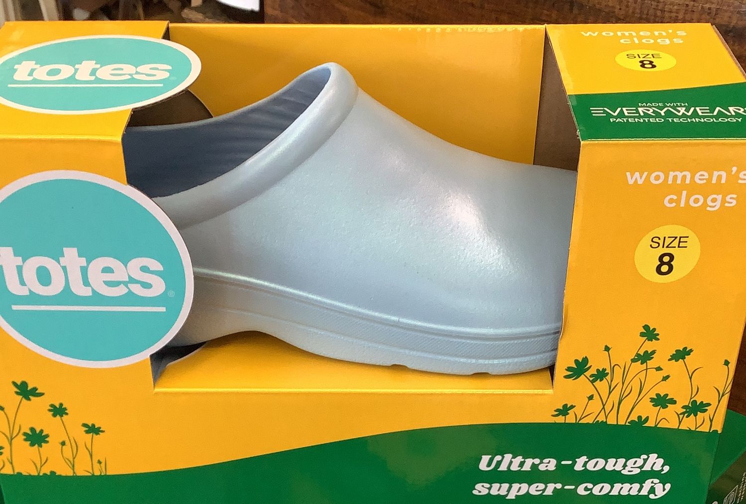 Ladies Garden Clog-Baby Blu (sz 8)