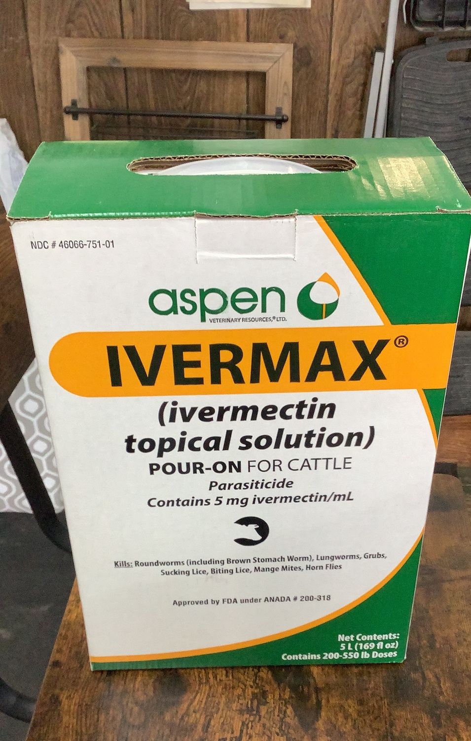 Ivermax Pour on for Cattle (5 liters)
