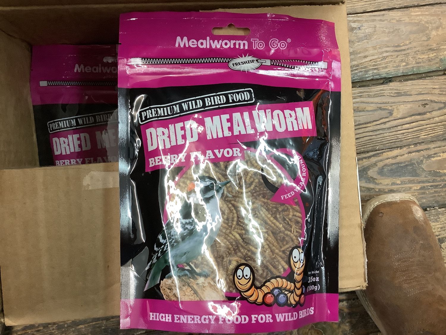 Mealworm to Go Dried Berry Flavor