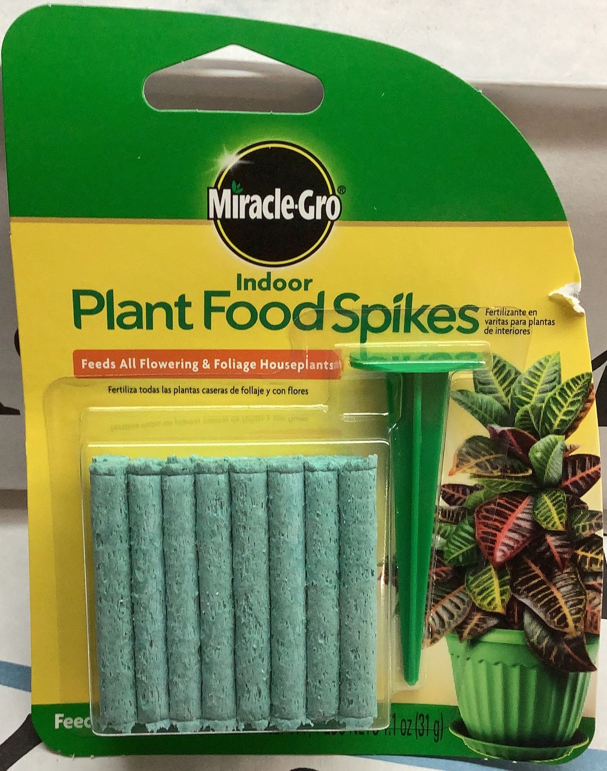 Miracle Gro Indoor Plant Food Spikes
