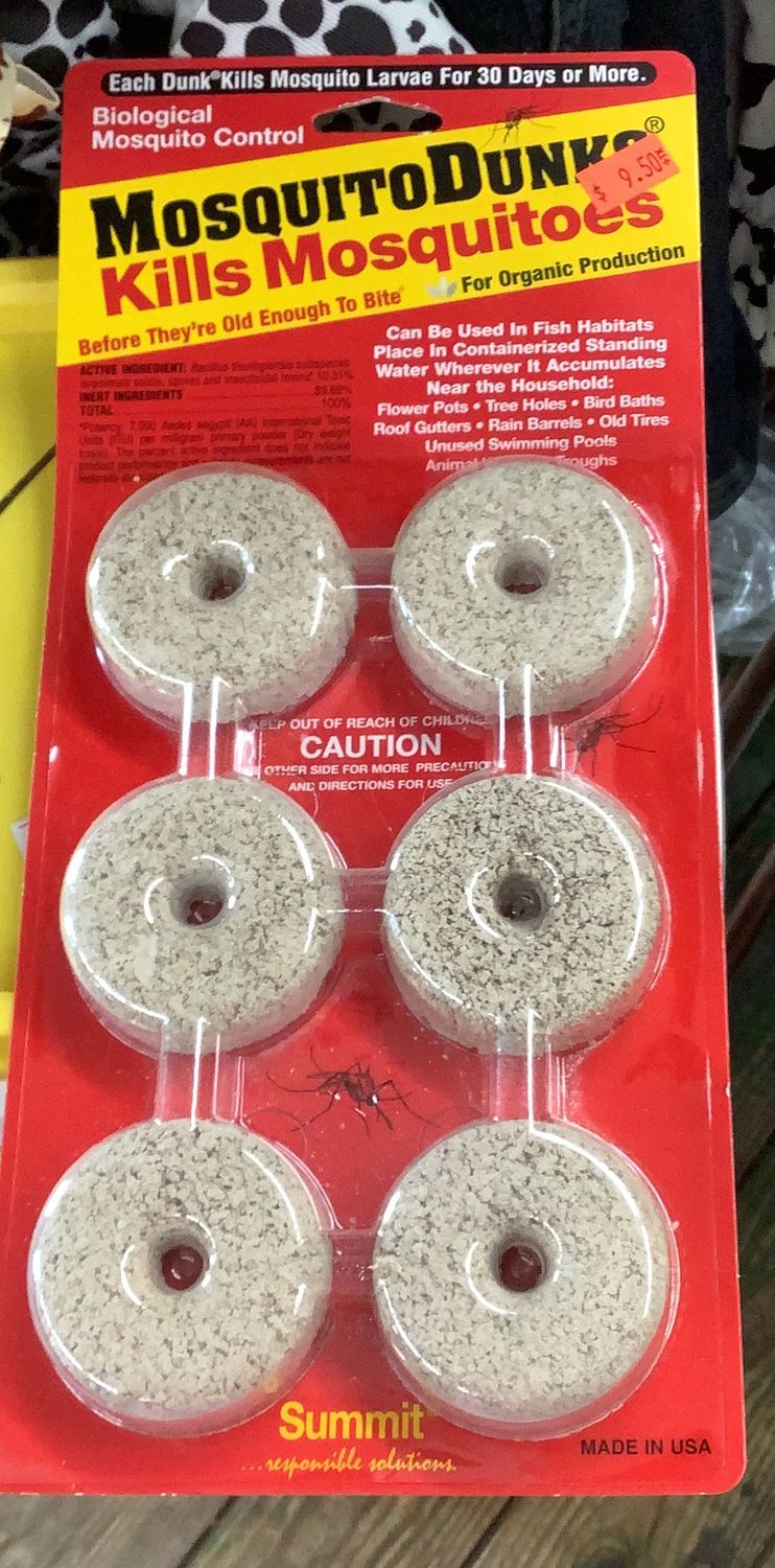 Mosquito dunks