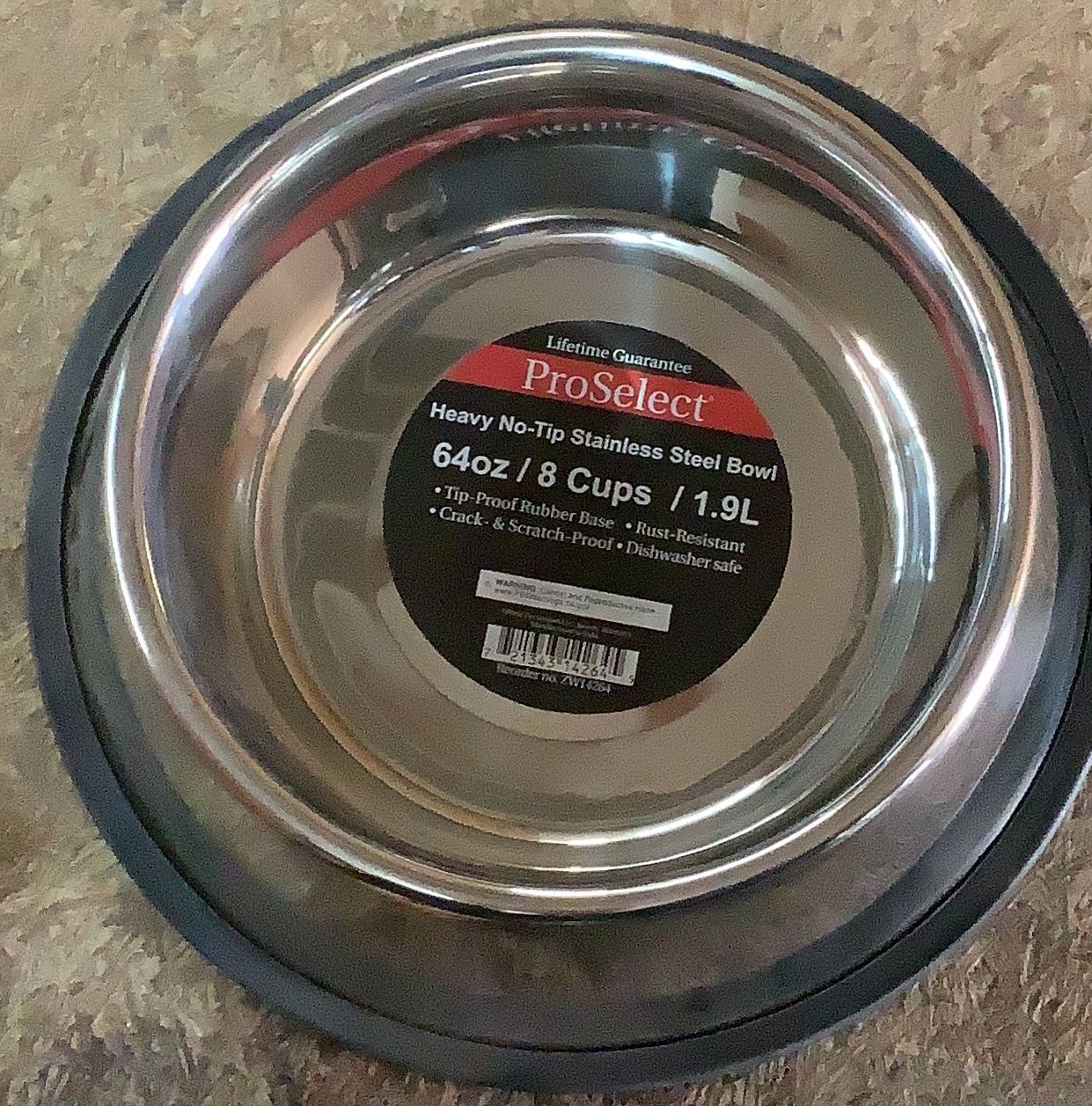 Pro Select Dog Bowl (64oz)