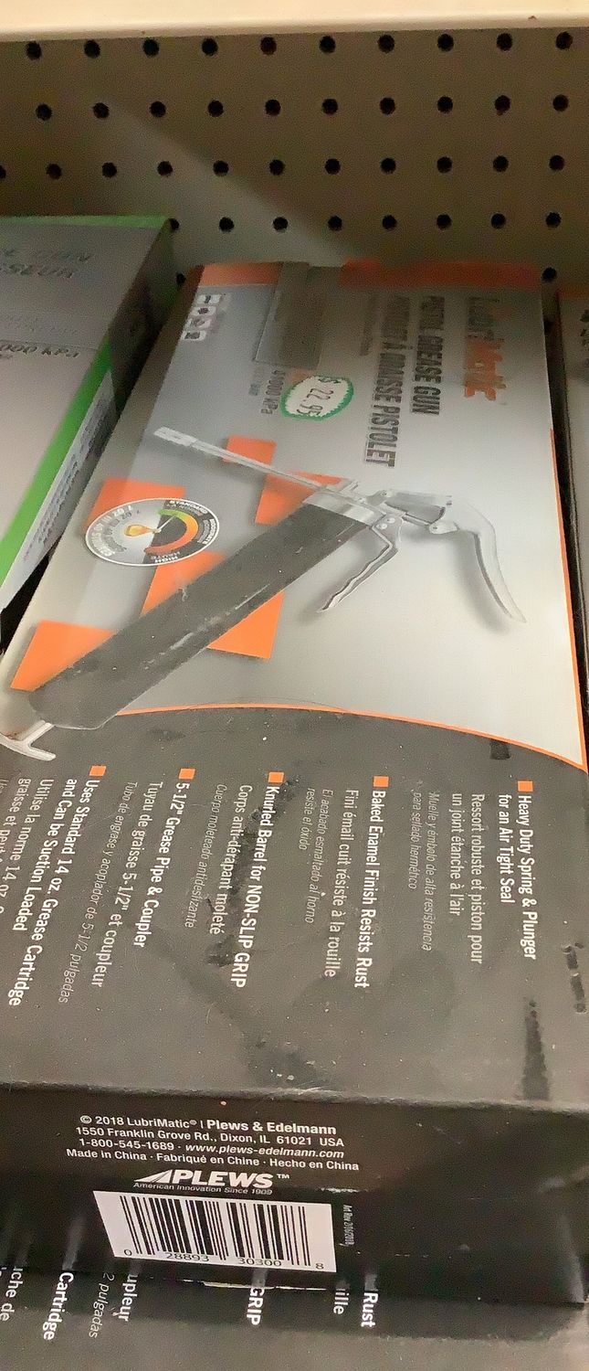 Pistol grease gun