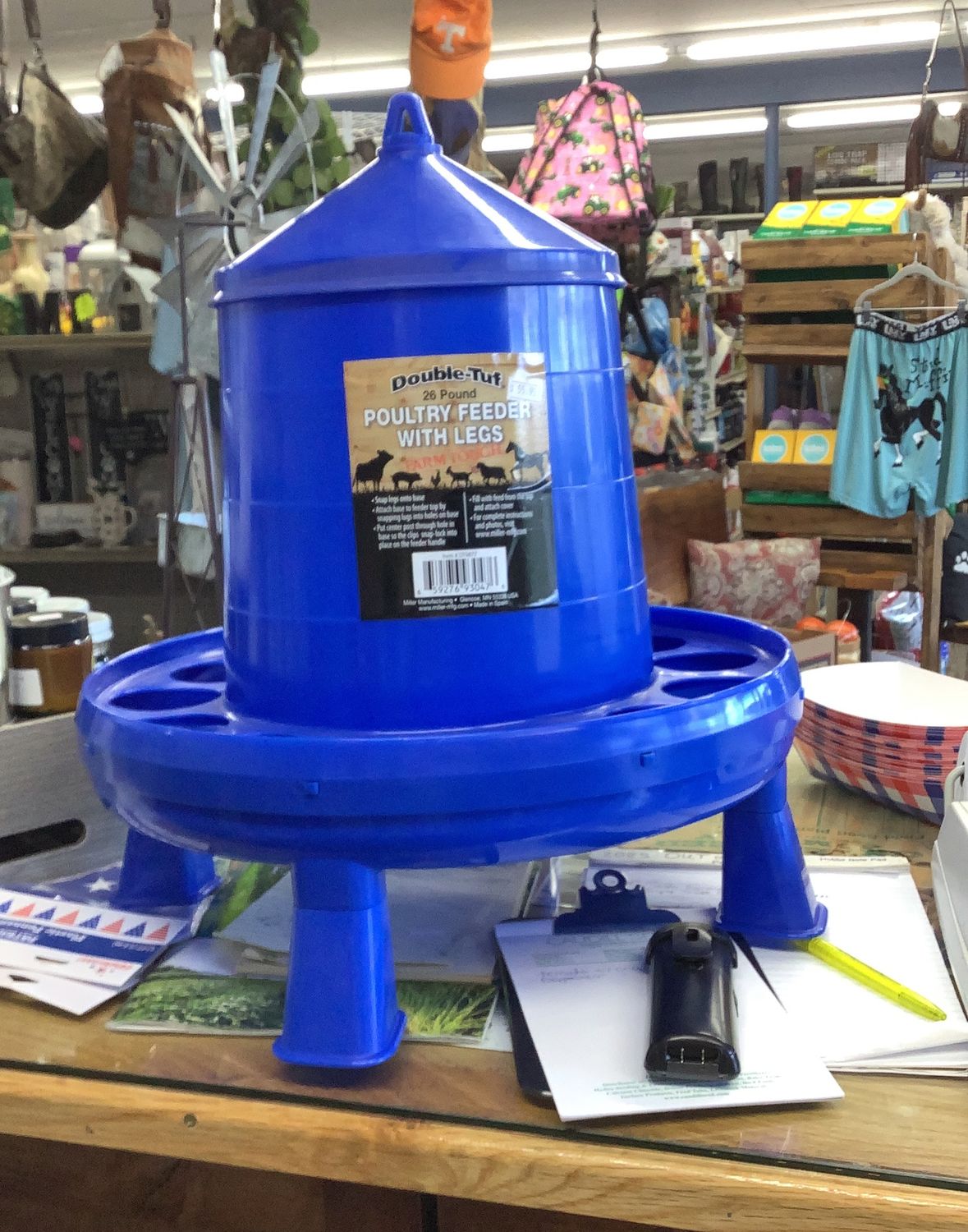 Poultry Waterer (26 lb)  -Blue