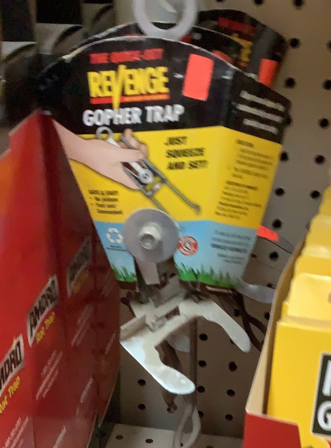 Revenge gopher trap