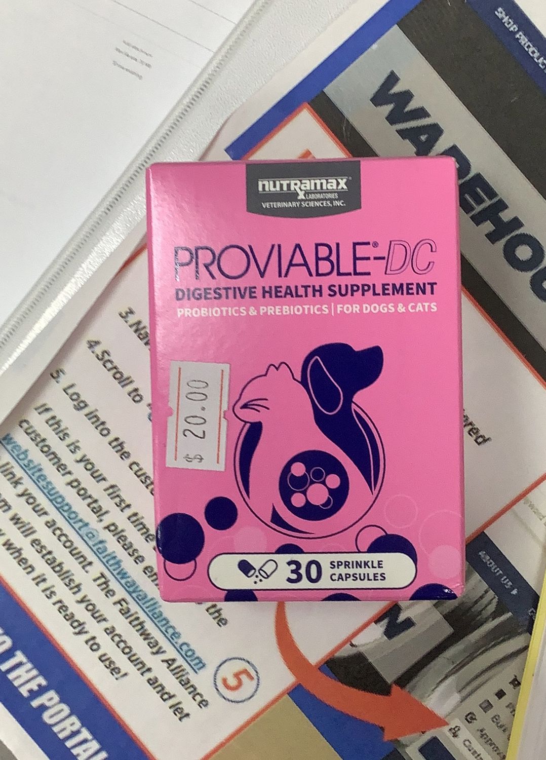 Proviable=DC Digest Health Probiotics (30ct)