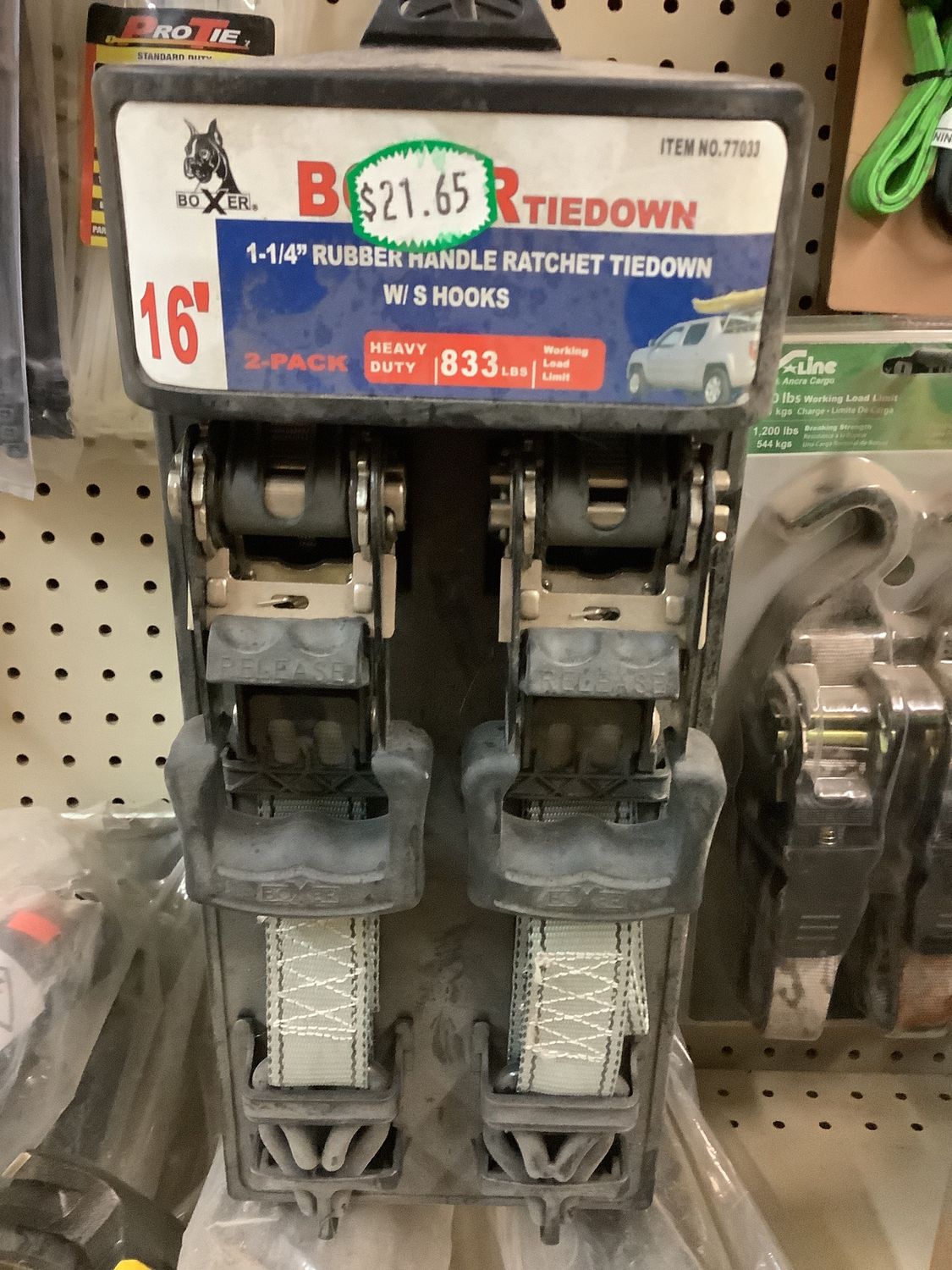 Rubber Handle Ratchet Tiedown