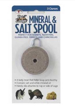Pet Lodge Mineral Salt Spool-Wheel w/Hanger