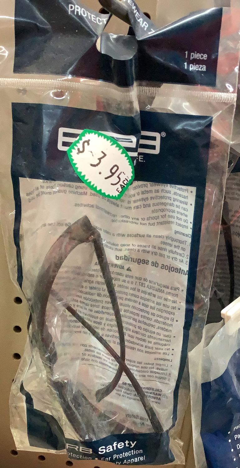 Tinted Safety Glasses
