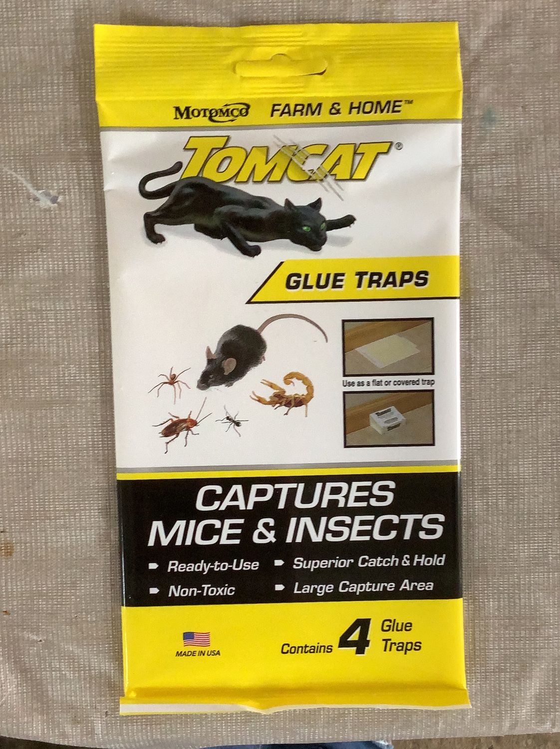 Tomcat Glue Traps 4 Pack