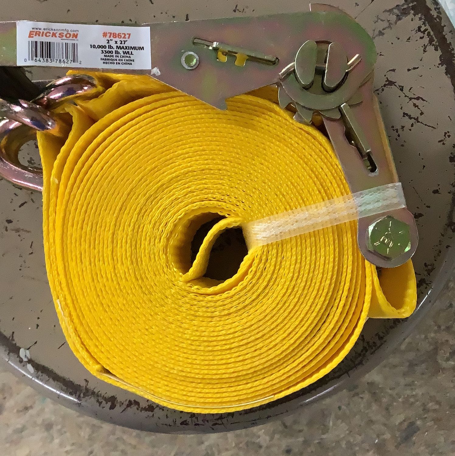 Ratchet Tie-Down 10,000#  2"x27'