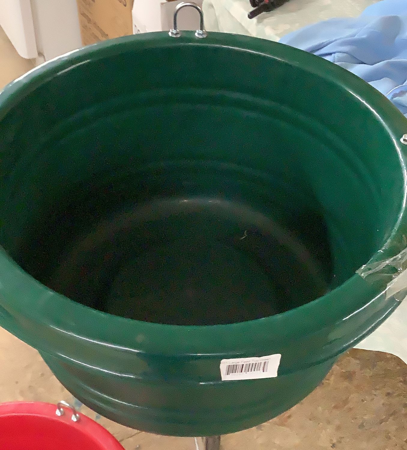 Green Large Feed Tub (30Qt)