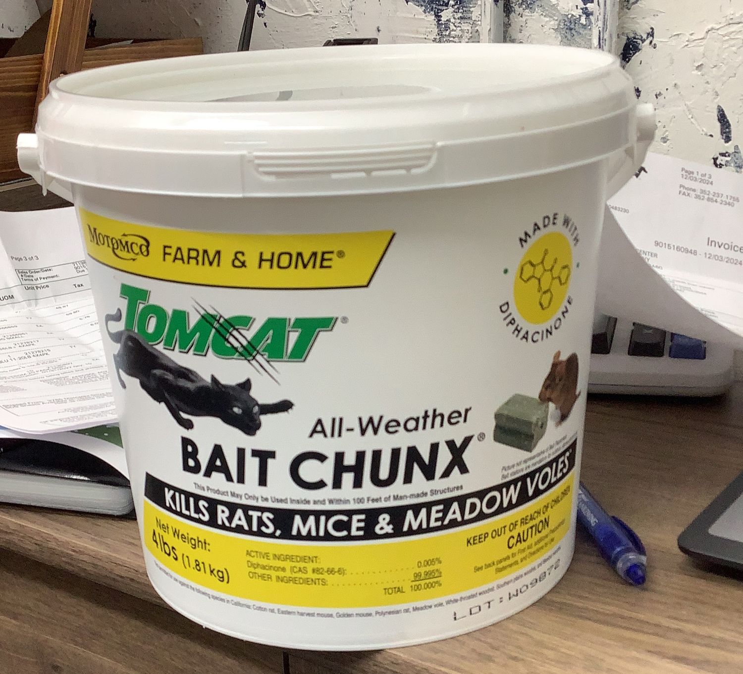 Tomcat Bait Chunx Pail (4 lbs)