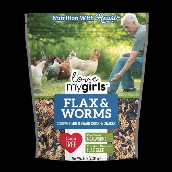Love My Girls Flax &amp; Worms (5lb)