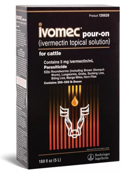 Ivomec Pour On Cattle Dewormer (5 liter)