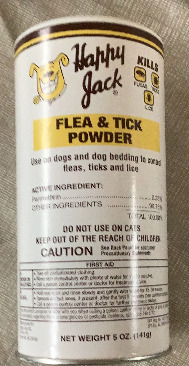Happy Jack Flea &amp; Tick Powder (5oz)