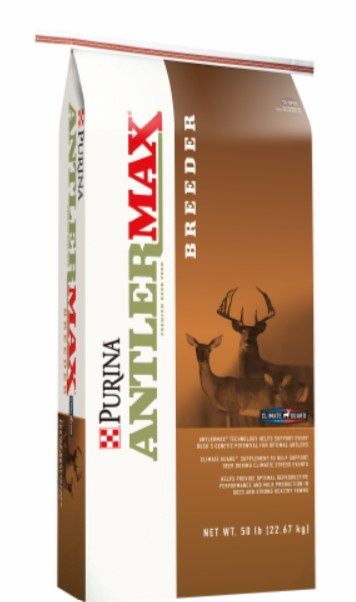 Purina AntlerMax Breeder Textured 17-6 Deer w/ Climate Guard (50lb)