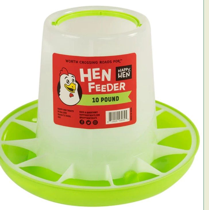 Happy Hen Feeder Green (10lb)