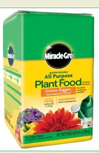 Miracle-Gro Water Soluble All Purpose Plant Food 24-8-16 (8oz)