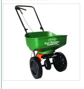 Scotts Turf Builder EdgeGuard Mini Broadcast Spreader (76121)
