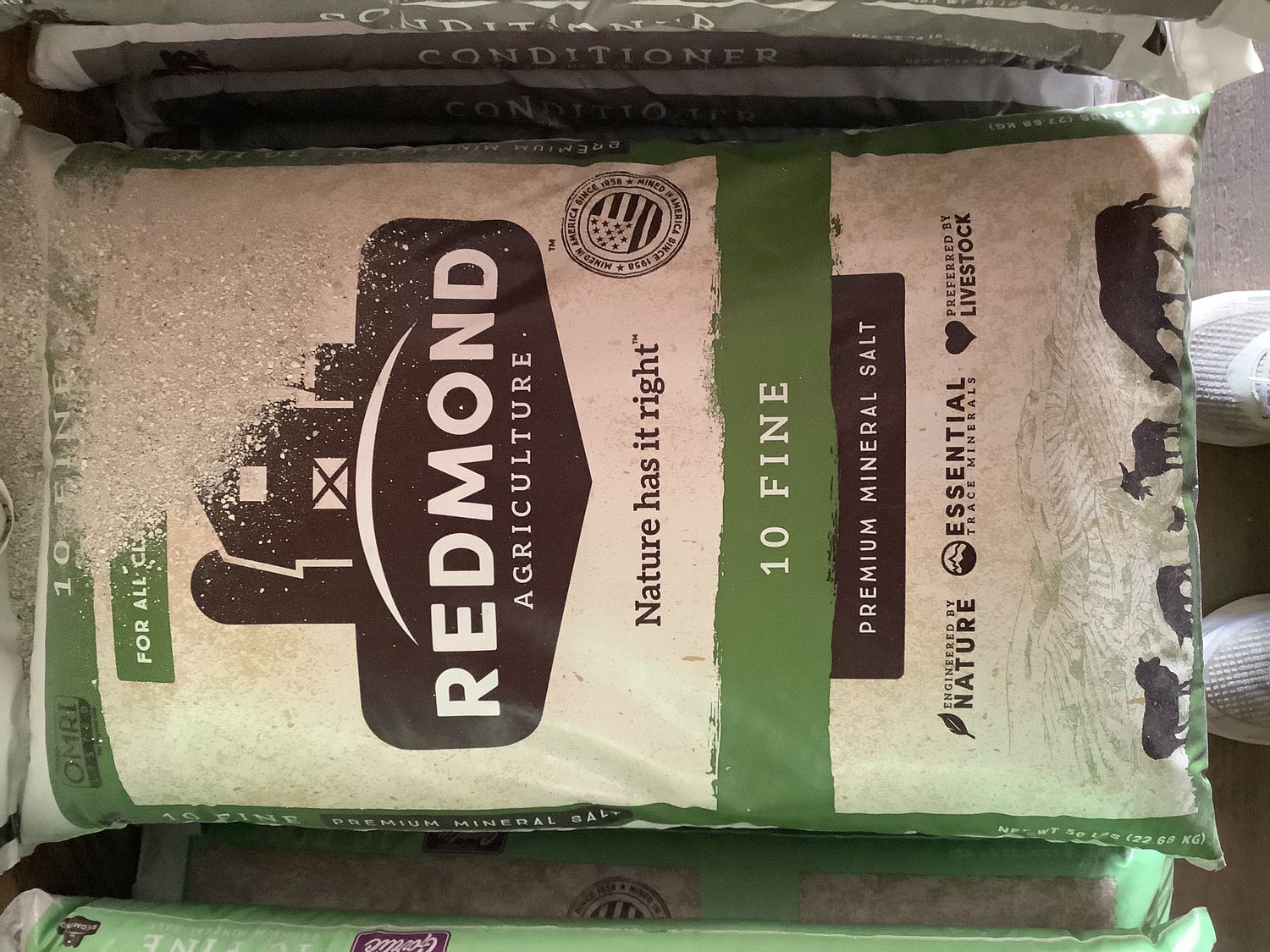 Redmond 10 Fine Mineral Salt (50lb)