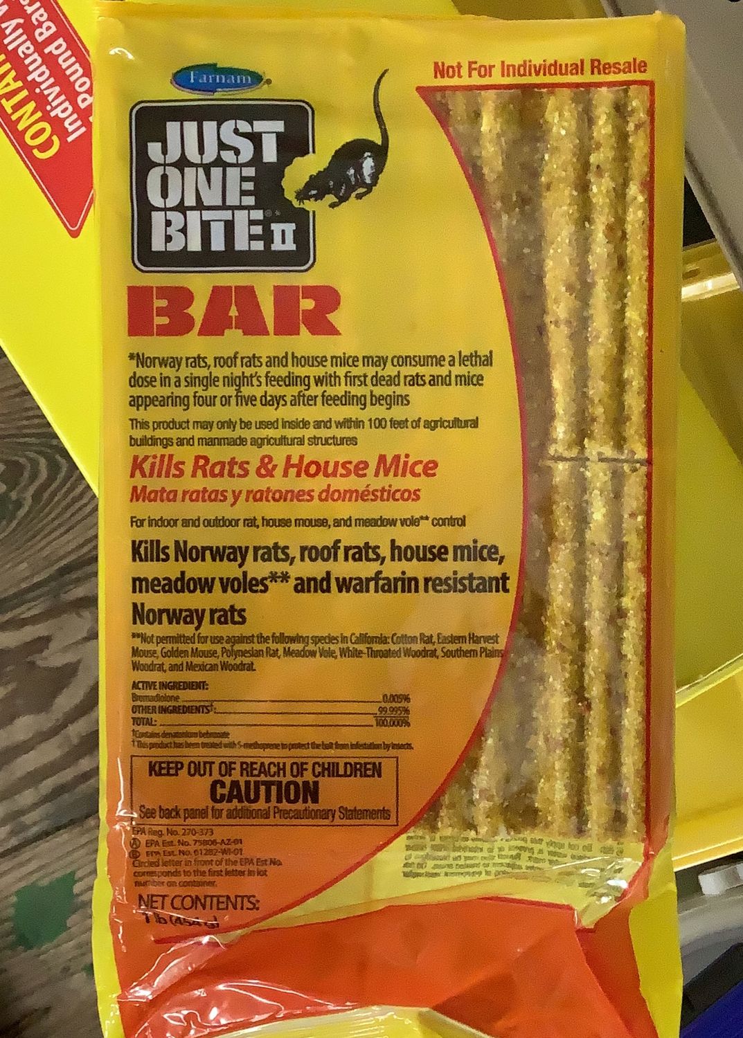 Just One Bite II Poison Bar 16oz/1# (Individual)