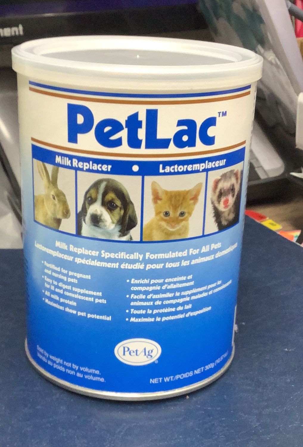 PetLac Milk Replacer 300g canister