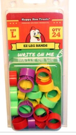 Happy Hen Leg Bands (Large 24ct)