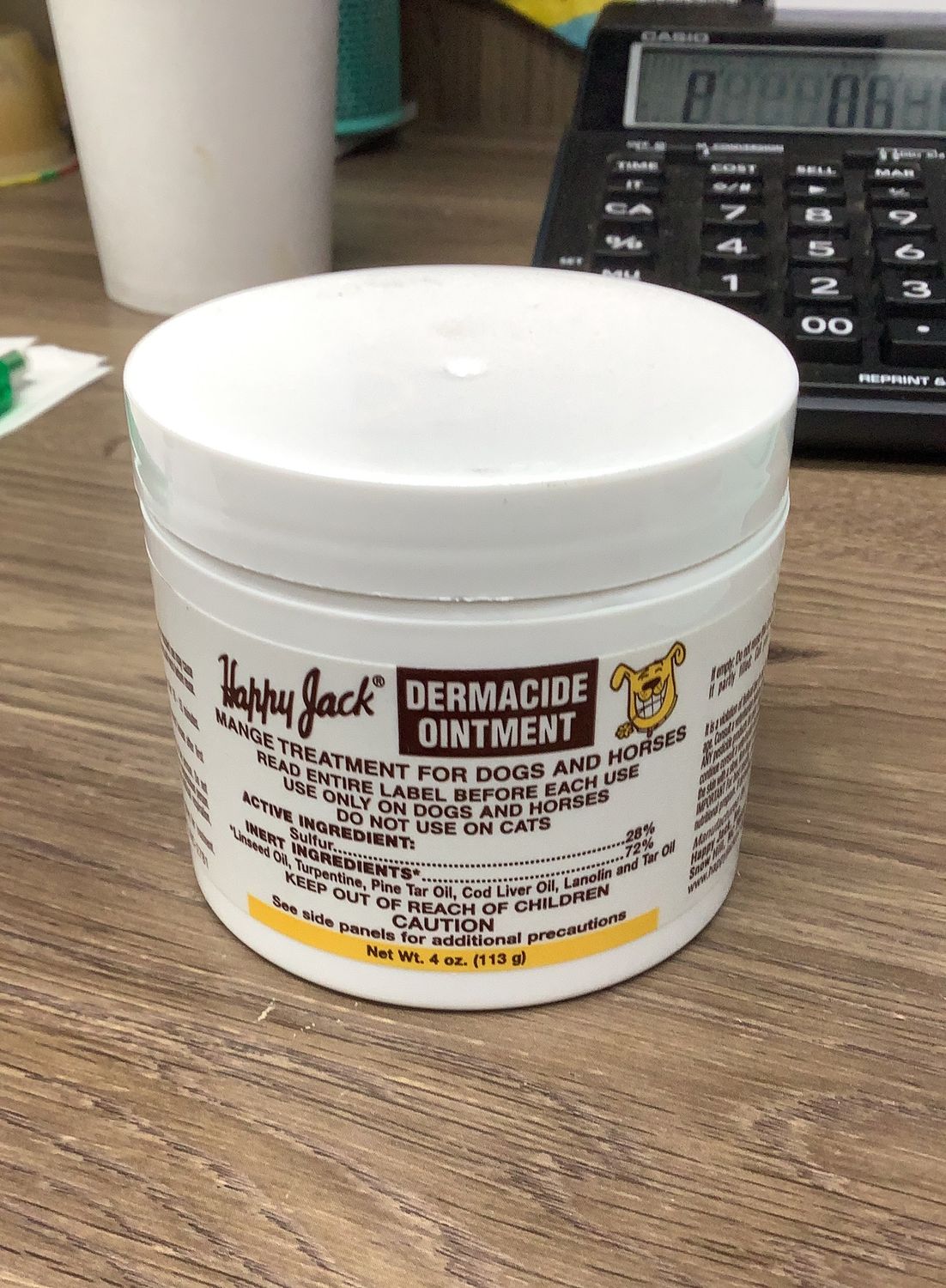 Happy Jack Dermacide Ointment (4oz)