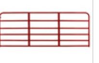 Medium Weight 6-Bar Gate (Red) (12ft)