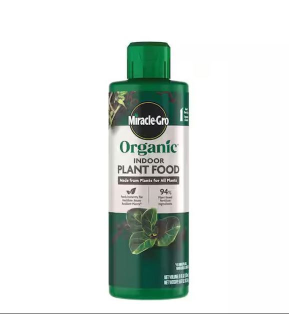 Miracle-Gro Organic Indoor Liquid Plant Food (8oz)