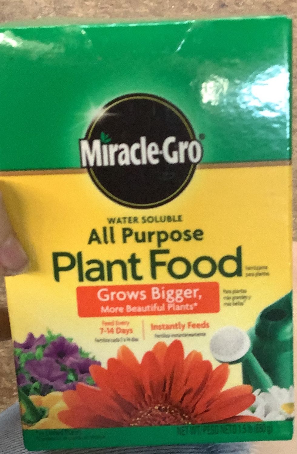 Miracle-Gro Water Soluble All Purpose Plant Food 24-8-16(1.5lb)