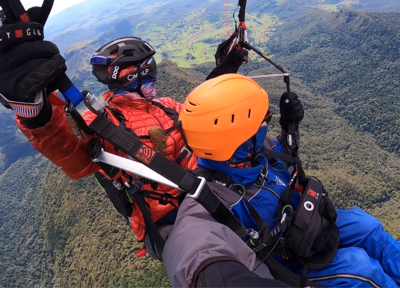 Thermic Cross Country (XC) Tandem Flight for &quot;Experienced&quot; passengers