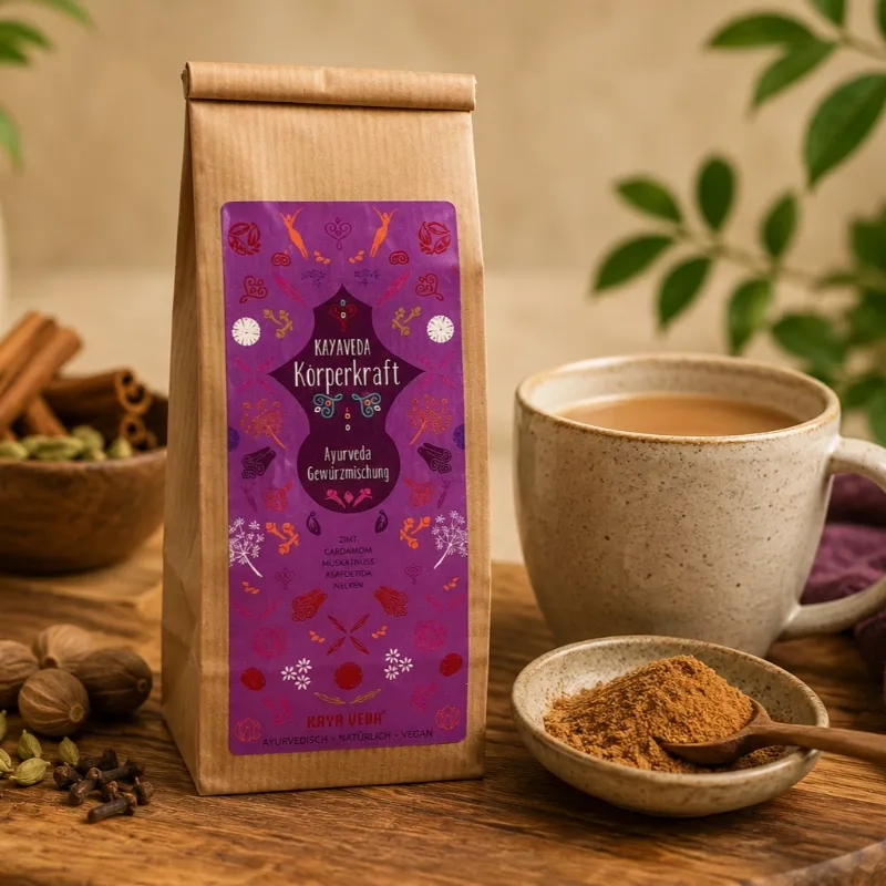 KAYA VEDA® Körperkraft | Ayurvedische Gewürzmischung mit Zimt, Kardamom & Muskat