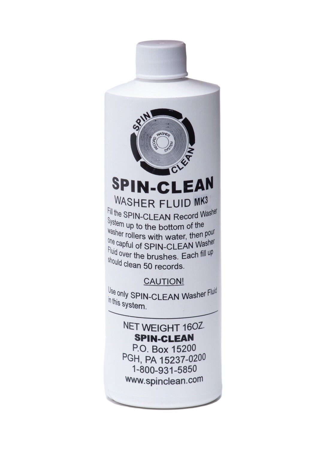 Spin-Clean® 16 oz. Bottle Record Washer Fluid MK3