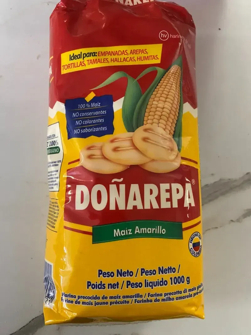 Harina de Maíz Amarillo Doñarepa 1 Kg