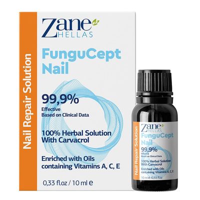 FunguCept Reparatur bei verfärbten dicken zerfallenden Nägeln - natürlich