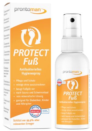Prontoman Protect Fuß - antibakterielles Hygienespray Prontoman Protect Fuß - antibakterielles Hygienespray