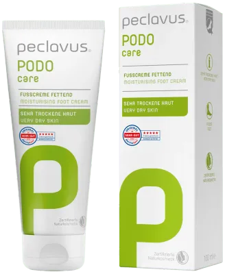 Peclavus PODOcare Fußcreme fettend - gegen Risse und sehr trockene Haut
