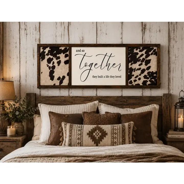 Western Anniversary Framed Sign | 41 in Western Anniversary Framed Sign | 41 in | Oakenora Home