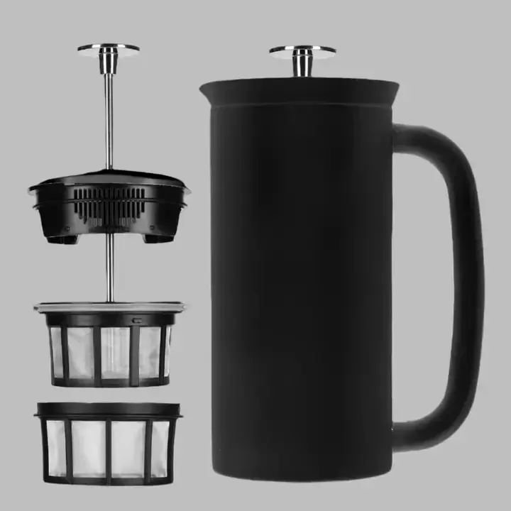 Double-Wall Stainless Steel French Press Coffee Maker Double-Wall Stainless Steel French Press Coffee Maker | Oakenora Home