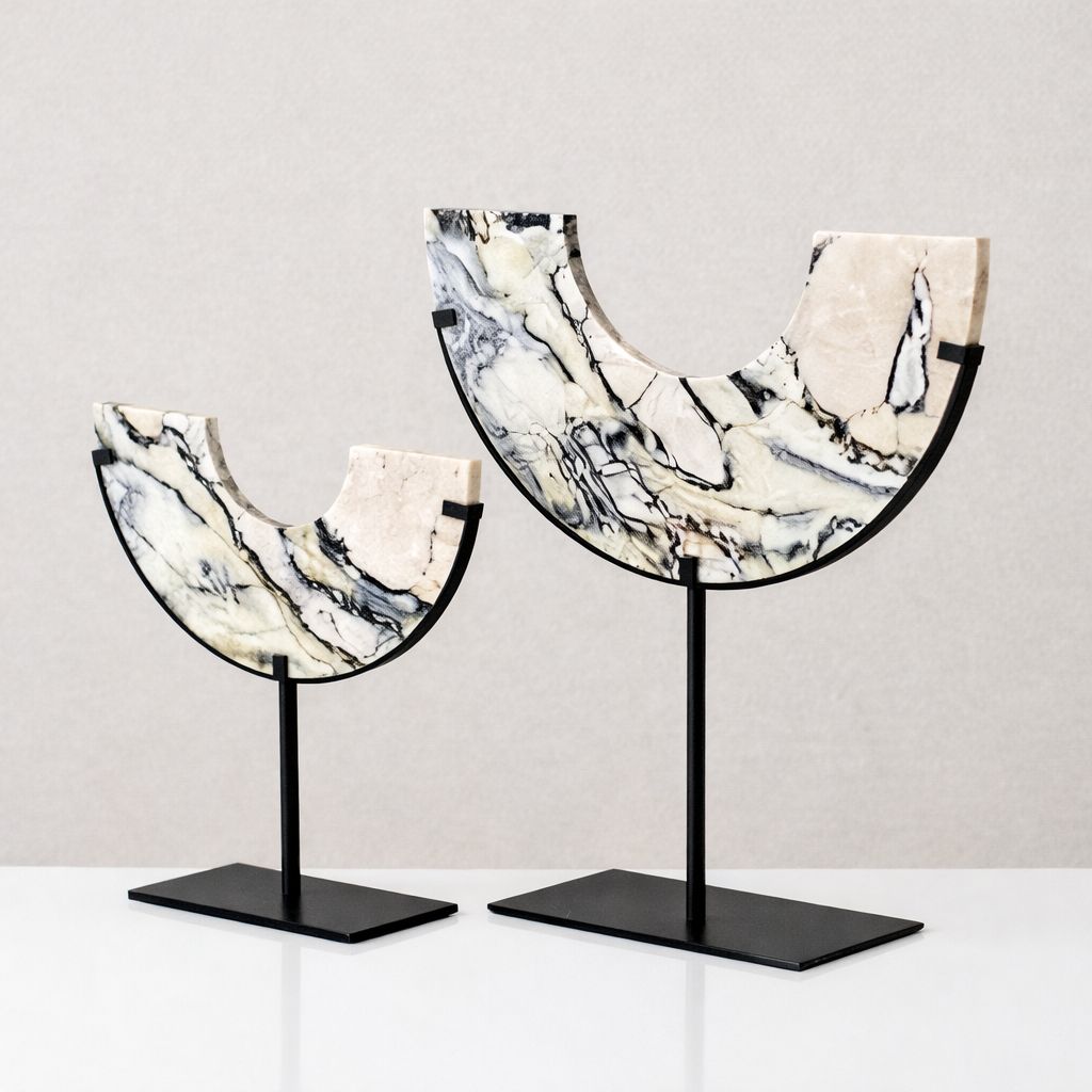 Arched Marble-Style Decorative Sculpture Arched Marble-Style Decorative Sculpture | Oakenora Home
