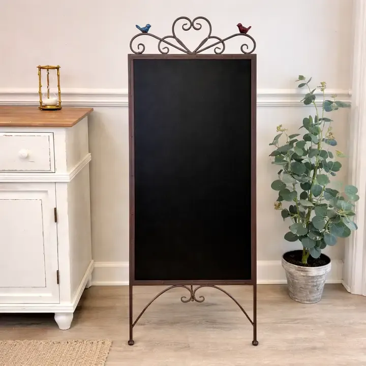 Foldable Metal A-Frame Chalkboard Easel Foldable Metal A-Frame Chalkboard Easel | Oakenora Home