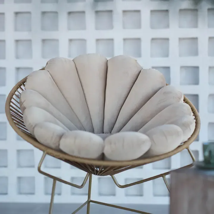 Beige Shell-Shaped Accent Cushion Beige Shell-Shaped Accent Cushion | Oakenora Home