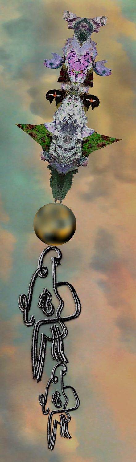 Acrobats Don't Be Proud Totem (study)